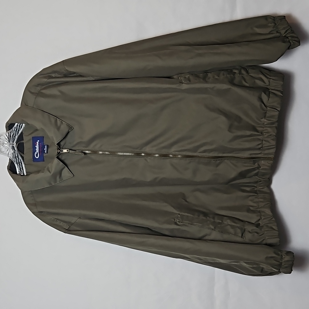Men's Lightweight Jacket Catalina Outerwear Size XL Olive Green T6
